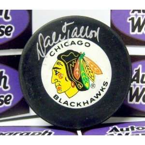Dale Tallon Autographed Hockey Puck (Chicago Black Hawks)  