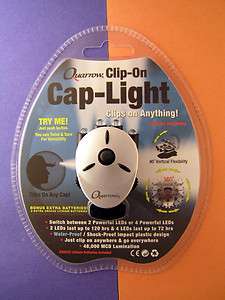Nebo Clip On Cap Light, Multi Directional, Shock Proof  