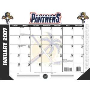  Florida Panthers 22x17 Desk Calendar 2007 Sports 