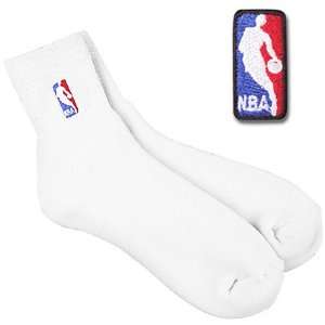 Official NBA White Quarter Socks(9 11) 