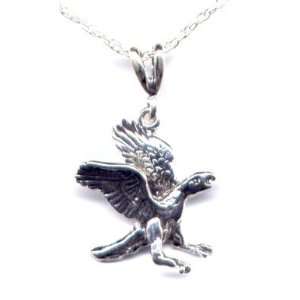  18 Falcon Chain Necklace Sterling Silver Jewelry