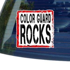 Color Guard Rocks   Window Bumper Laptop Sticker