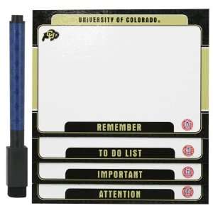  NCAA Colorado Buffaloes 4 Pack Magnetic Dry Erase Boards 