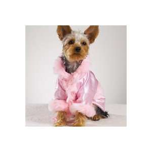   East Side Collection Luxury Fur & Satin Robes Xsmall