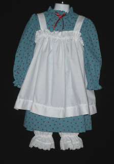 Raggedy Ann 4 pc Costume Dress Custom Size 1 8  