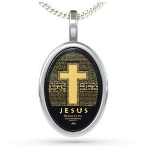   with Mosaic Design & Colossians in 24kt Gold on Onyx Stone Jewelry