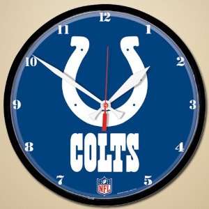 Indianapolis Colts 12 Round Wall Clock  Sports 