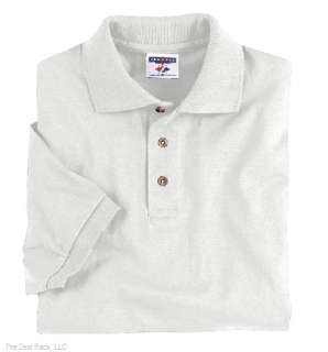 Jerzees Mens Cotton Jersey Polo Sport Shirt  Any Sz/Clr  