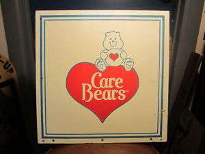 Original Vintage CARE BEARS Store Display Sign  