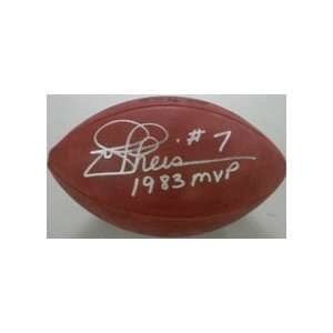  Joe Theismann Autographed Washington Redskins Official NFL 