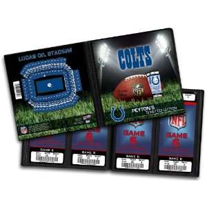   Personalized Indianapolis Colts NFL Ticket Album
