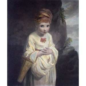  Strawberry Girl Etching Reynolds, Sir Joshua Walson, Thomas 