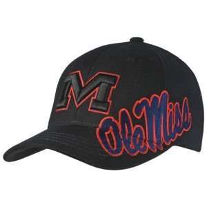   Mississippi Rebels Zephyr NCAA Sideswipe Fitted Cap