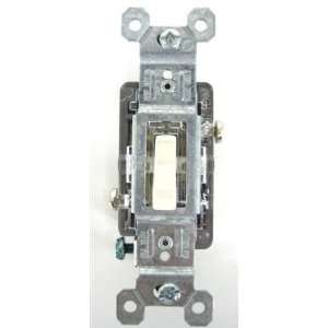  Commercial Light Switch 1 Pole 15 Amp120/277 VAC Almond 