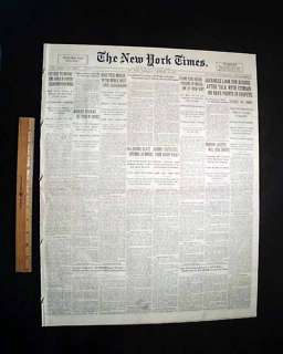1929 McALESTER OK Oklahoma Old Town Coal Mine EXPLOSION Disaster NYC 