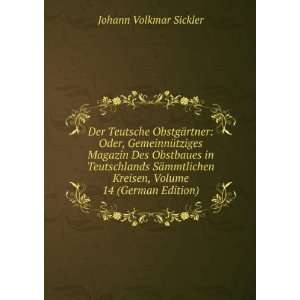   Kreisen, Volume 14 (German Edition) Johann Volkmar Sickler Books