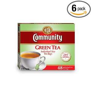 Community Coffee Green Tea Bags, 106 Gram (Pack of 6)