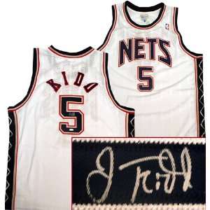Jason Kidd Signed Nets Authentic Home White Jersey
