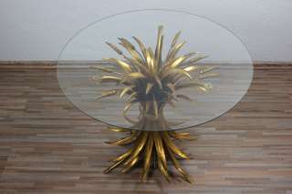 Wheat Sheaf Table Hollywood Regency MID CENTURY, without glas plate 