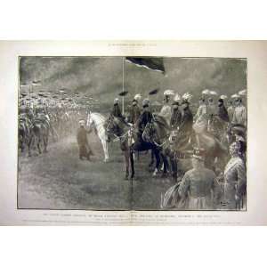   1902 German Emperor Royal Dragoons Shorncliffe Print