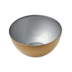 Momo Panaches Condi Pair Of Condi Bowls, Pair Of Gold With Silver 
