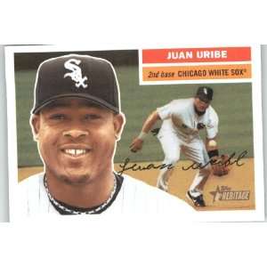  2005 Topps Heritage #19 Juan Uribe   Chicago White Sox 
