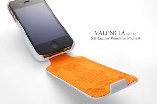 SGP Valencia Leather Pouch Swarovski Series for Apple iPhone 4