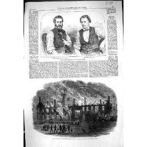  1862 Matthew Montgomery Louis Shelvin Fire Queens College 