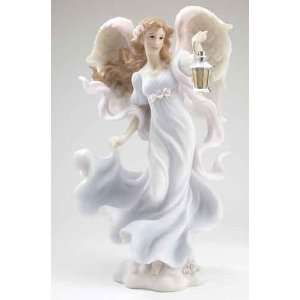   Aurora Light In The Storm Angel Statue Resin / Stone