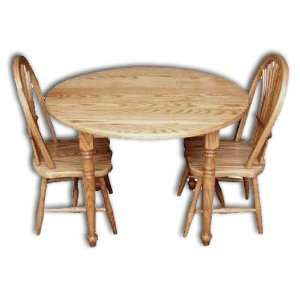  Childs Table Set w/2 sheaf chairs (round table)