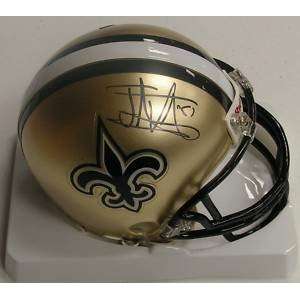 Jonathan Vilma Autographed Helmet