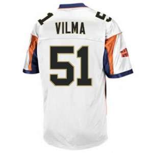  New Orleans Saints #51 Jonathan Vilma White Football 