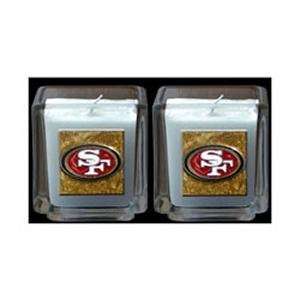   San Francisco 49Ers Candle Set Of 2 Scented Candles