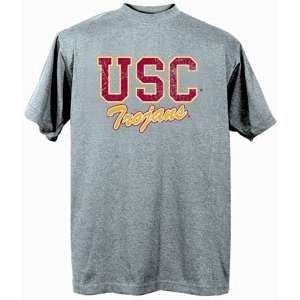   USC NCAA Dark Ash Short Sleeve T Shirt Medium
