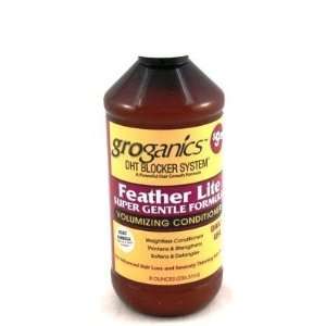  Groganic DHT Feather Lite Conditioner 8 oz. (3 Pack) with 