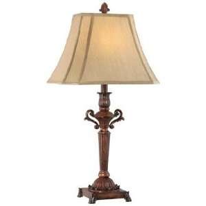  Two Handle Urn Bronze Finish Table Lamp