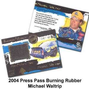 Press Pass Burning Rubber 04 Michael Waltrip Trading Card  