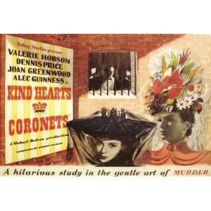  Kind Hearts and Coronets (1949) 27 x 40 Movie Poster Style 