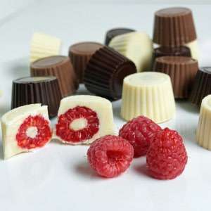   24 Classic Belgian Chocolate Covered Raspberries by 