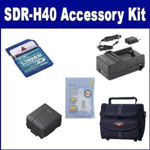  Panasonic SDR H40 Camcorder Accessory Kit includes 