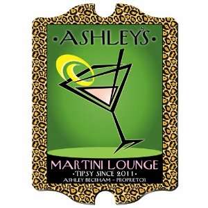   Personalized Cosmo Chic Martini Lounge Sign