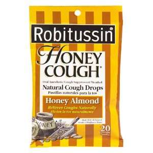   Natural Cough Drops, Honey Almond 20 drops