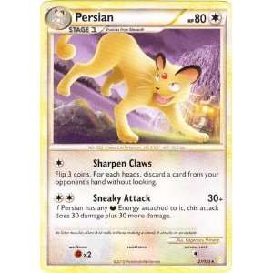  Pokemon   Persian (27)   HeartGold SoulSilver Toys 
