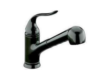 Kohler Coralais single control, centerset pull out kitchen faucet with 