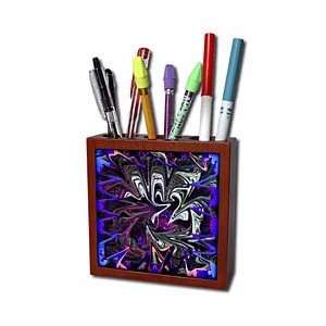   and Swirled   Tile Pen Holders 5 inch tile pen holder