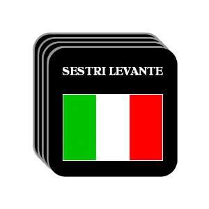  Italy   SESTRI LEVANTE Set of 4 Mini Mousepad Coasters 