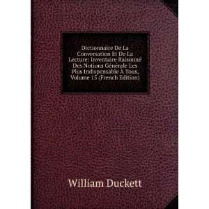   Ã? Tous, Volume 15 (French Edition) William Duckett Books