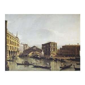 Grand Canal Venice by Bernardo Bellotto. size 34 inches width by 26.5 