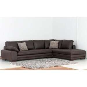  Serri Leather Sectional