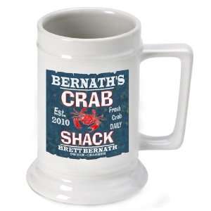   Keepsake Personalized 16 oz. Crab Shack Beer Stein